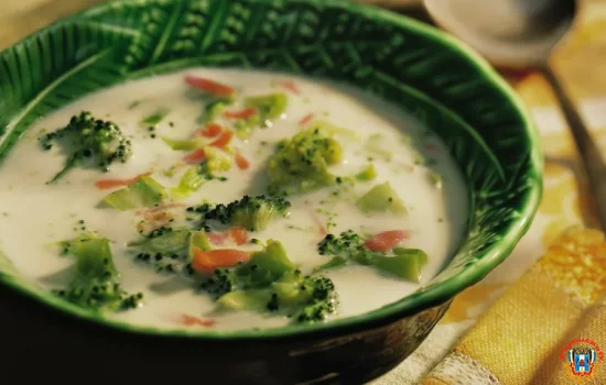 Сырный суп с брокколи