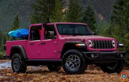 Jeep рассчитывает так подстегнуть продажи: компания предложит поклонникам ярко-розовые Gladiator